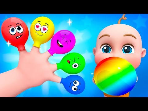 Finger Family | Balloon Finger Family | Bum Bum Kids Nursery Rhymes & Kids Songs