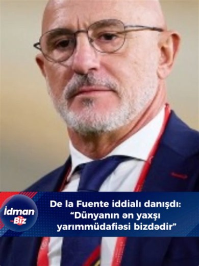 İspaniya futbol komandasının yarımmüdafiə xətti – de la Fuente