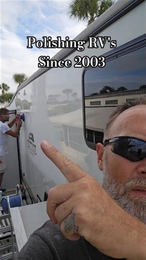 Polishing RV's Since 2003 💪🇺🇸 #rvlife #rvdetailer