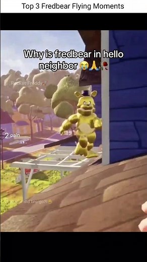 top3 fredbear flying moments😂🚀