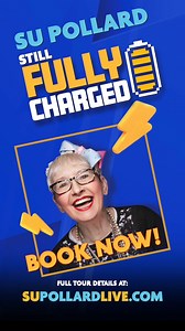 ⚡ Su Pollard is STILL Fully Charged! ⚡ She’s back, she’s bold, and she’s bringing 50 years of showbiz sparkle to the Jersey Opera House! 🌟 🎭 Expect fabulous songs, hilarious stories, outrageous costumes, and all the much-loved characters that made Su a national treasure. 📅 Wednesday 15 October 🕢 7:30pm 🎟 Tickets: £28.50 📍 Jersey Opera House Audiences are calling it: 💬 “A powerhouse of a woman … just brilliant!” 💬 “Absolutely hilarious!” 💬 “Fabulous, entertaining, and nostalgic!” Don’t m
