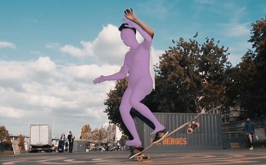 真丝滑！汇集目标检测、光流估计、2D人体姿态估计和人体3D形状&姿态估计