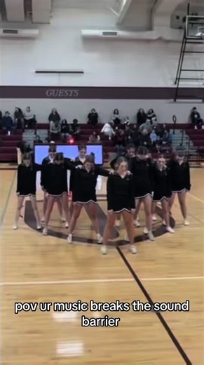 Cheerleading Performance Breaks Sound Barrier