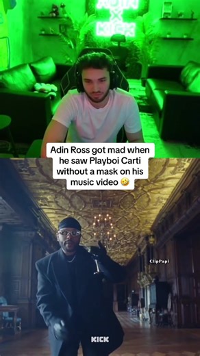 Adin Ross Reacts to Playboi Carti Without a Mask