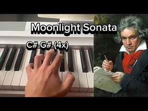 Beethoven - Moonlight Sonata 3rd Movement (beginner piano tutorial)
