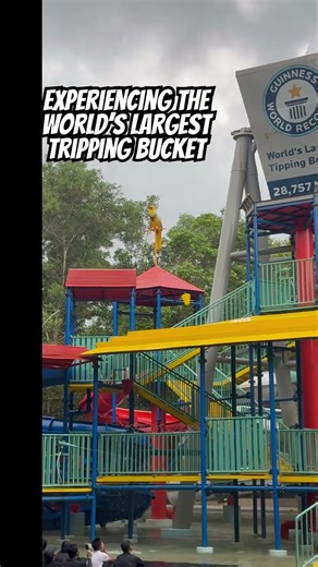 Experiencing the world’s largest tripping bucket at Escape Penang Malaysia