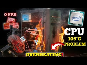 105°C CPU While Gaming 😱 PC Overheating & Performance Drop Fix