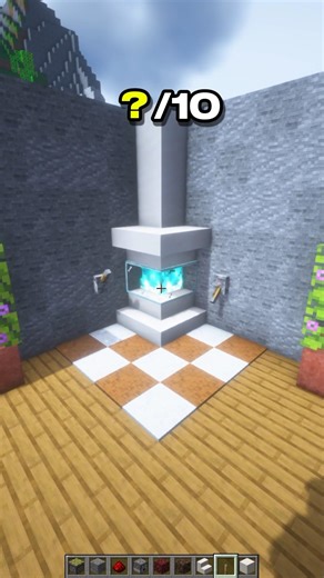 How to Make a Magic Fireplace in Minecraft – Decoration | CupSapling #minecraft #redstone #shorts