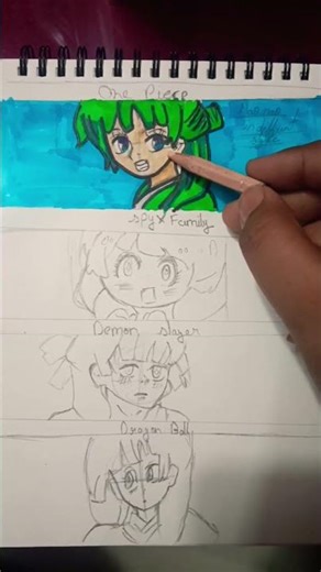 ||Draw maomao in different styles||#maomao#art#trending#onepiece