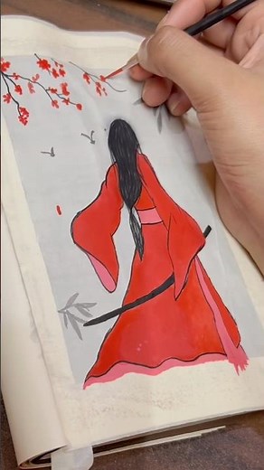 Easy Japanese PAINTING Tutorial for Beginners Artstyle