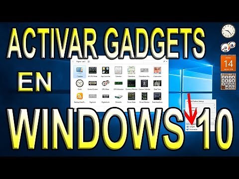 CÓMO ACTIVAR GADGETS EN WINDOWS 10 | Muy Fácil