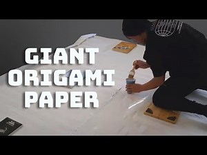 How to make Giant Origami Paper