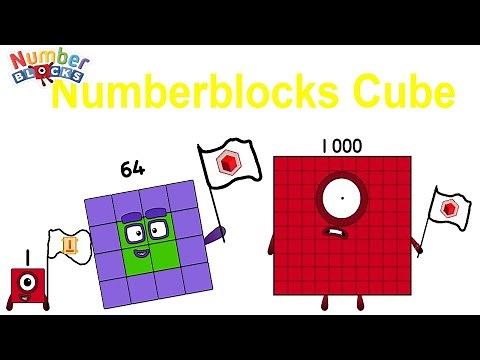 Numberblocks 64 Sneezes Big | Number Cube on The Sun