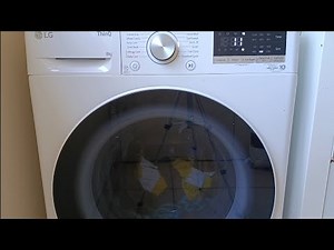 Final Spin LG thinq direct drive Washing machine.