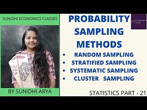 PROBABILITY SAMPLING|SIMPLE RANDOM SAMPLING|STRATIFIED SAMPLING|SYSTEMATIC SAMPLING|CLUSTERSAMPLING|
