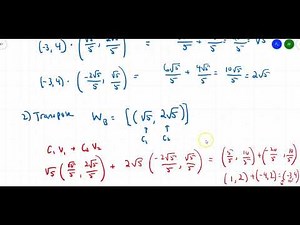Linear Algebra: Orthonormal Bases (Sec. 5.3 part 1)