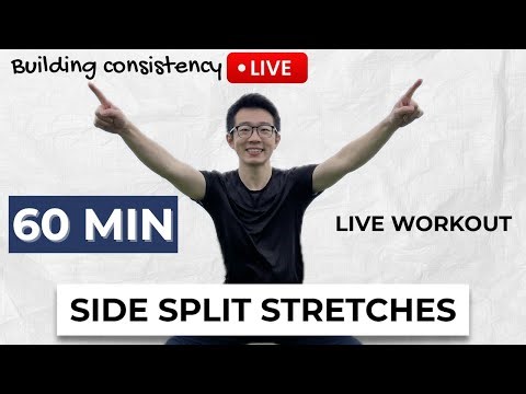 Follow Along Flexibility Training - Beginner-Friendly Side Splits Live