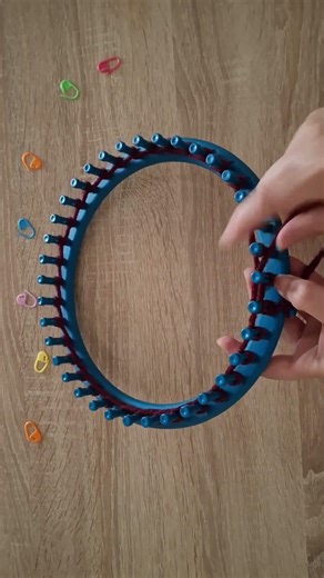 Knitting loom for beginners step by step #knitting_loom #crochet #knitting