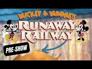 Exploding Screen At Mickey & Minnie's Runaway Railway Pre Show #disneyworld