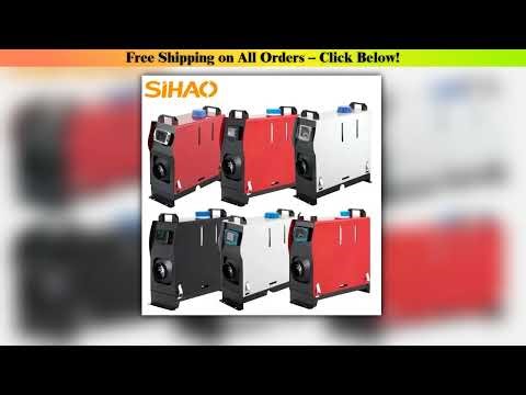 SIHAO Diesel Air Heater, 5/8KW 12V Parking Heater,Mini Truck Heater,Single Outlet Hole,Remote