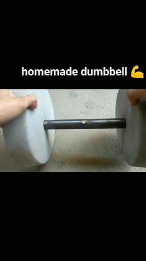 DIY Cement Dumbbell: Homemade Fitness Equipment