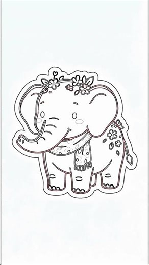 Cute Elephant Drawing: Easy Steps for Beginners!