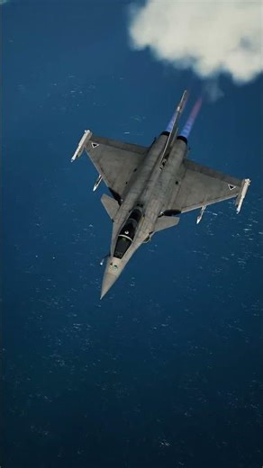 Dassault Rafale High-G Combat Maneuvering 💀🌀 #AceCombat7 #Shorts