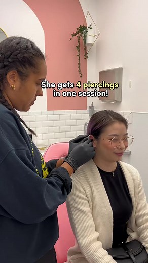 79K views · 407 reactions | Turning her ears into a masterpiece  #reels #earpiercingideas #earpiercing #earstyle #earstyling #earstack #earstacking #curatedear #earringstyle #piercingideas #piercing #earrings #jewelry #piercedeards #earpiercingspecialists #fashion #style #beauty #trendy | Lulu Ave Jewelry • Styling • Piercing | Facebook