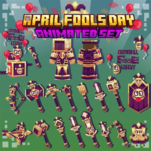 April Fools Day Animated Weapon Set Volume 2 - MCModels