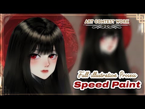 Speed Paint | Full illustration Prosess |🥀 #howtodraw#speedpaint#fypシ#ibispaintx
