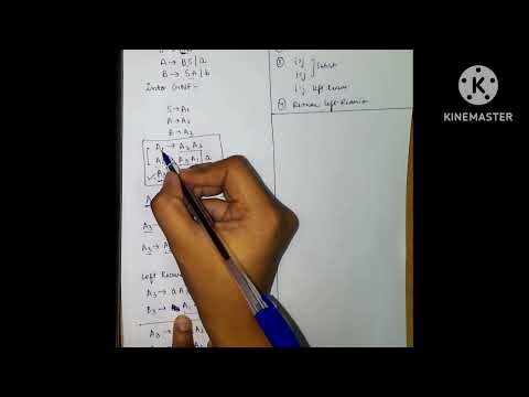 EXAMPLE OF GREIBACH NORMAL FORM(GNF)
