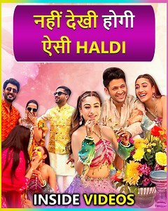 226K views · 2.6K reactions | #Surbhi and #Karan made a wonderful entry at the Haldi ceremony. The two entered while dancing on the dhol beat. Take a look at the inside videos and photos | Telly Masala | Facebook