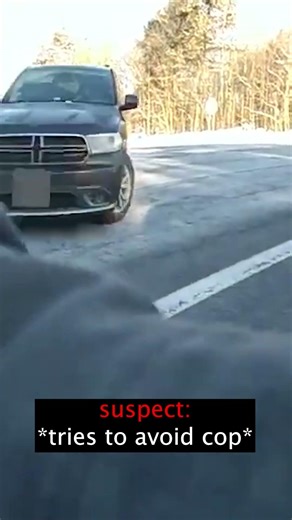 Suspect Looses Control and Runs Into Cop