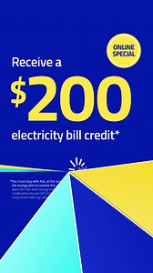 Looking for an electricity deal? Switch to AGL online & stay and...