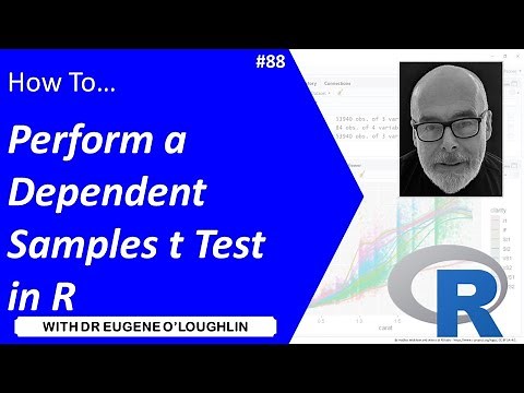 How To... Perform a Dependent Samples t Test in R #88