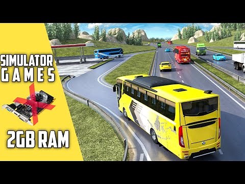 Top 4 Simulator Games for 2GB Ram Low End PC || No graphics card