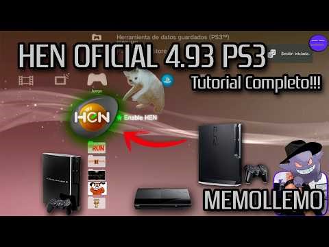 HEN 4.93 PS3 Complete Tutorial | Official HEN + 1 Store... |