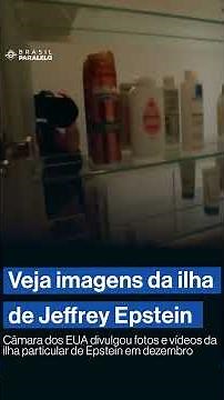 Veja imagens da ilha de Jeffrey Epstein