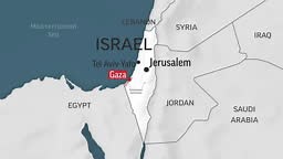Gaza Strip Map. Palestinian Territories Map. Israel Map. Zoom on...