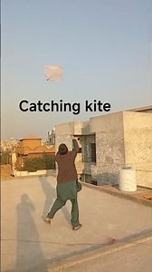 catching kite on rooftop bar #kitecatching