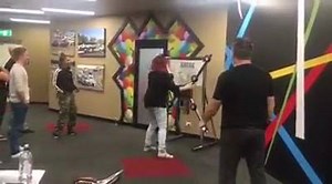 BATAK Team Challenge: Are you up for the Challenge ? Eager to test your skills and reflexes ? BATAK Wall is the ultimate reaction game. It is a state-of-the-art machine that is the ultimate test of hand-eye coordination and reaction speed. A hilariously funny ice breaker, suitable for any fitness level. | Game Over Gold Coast | Facebook