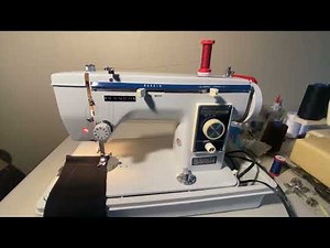 Vintage Sanco (Janome 539) Sewing Machine - Threading + Demonstration