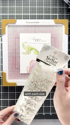 How do you organize your sequins? 🤔 Here's how I do mine! #altenew