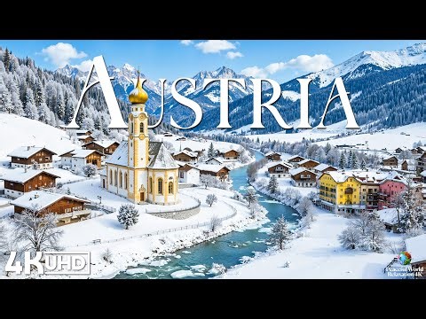 Austria Winter 4K ❄️ Snowy Alps, Fairytale Villages & Alpine Serenity | Happy New Year 2026