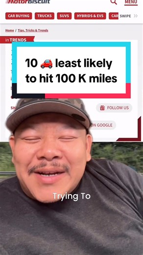 Here are 10 cars that might NOT make it to 100,000 miles without expensive headaches in 2026 (based on a recent list). Not saying every single one fails — just saying do your homework before you lock yourself into another $500–$700 payment. The list: \t1.\tTesla Model S \t2.\tMini Cooper \t3.\tVolkswagen Tiguan \t4.\tChrysler 200 \t5.\tFord Fiesta \t6.\tJeep Wrangler \t7.\tFiat 500 \t8.\tLand Rover Discovery \t9.\tBMW 3 Series \t10.\tNissan Altima ✅ Pro tip: get a pre-purchase inspection, pull m