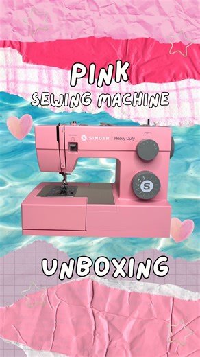 Unbox my PINK Singer Heavy Duty sewing machine with me!! 🪡🧵🩷✨ I actually gasped when I first saw this machine across my socials! I knew i needed it immediately!!!! But i couldn’t find it anywhere.. so naturally i blew up Singers DM’s and emails asking HOW i could get my hands on it but sadly not only was it not available in the UK but there were no plans to release it here either! cry.. 😭 Fast forward a few months and it popped up on @singernorthamerica instagram that it was now on Amazon. W