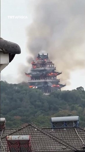 Fire Breaks Out At 1,500-Year-Old Site In China