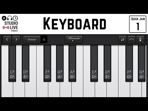 How to use the keyboard instrument in GarageBand iOS (iPhone/iPad)