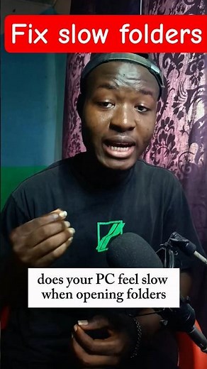 Fix slow folders on windows pc #shorts