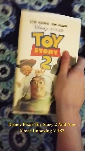 Disney Pixar Toy Story 2 And New Movie Unboxing VHS? 👨‍🚀🚀🤠📼💥
